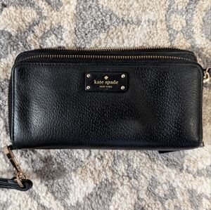 Kate Spade Black Leather Wallet